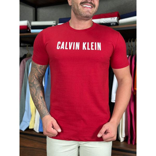 Camiseta Calvin K. - Vermelha