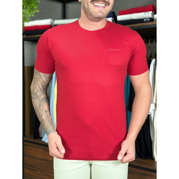 Camiseta Calvin K. - Vermelha