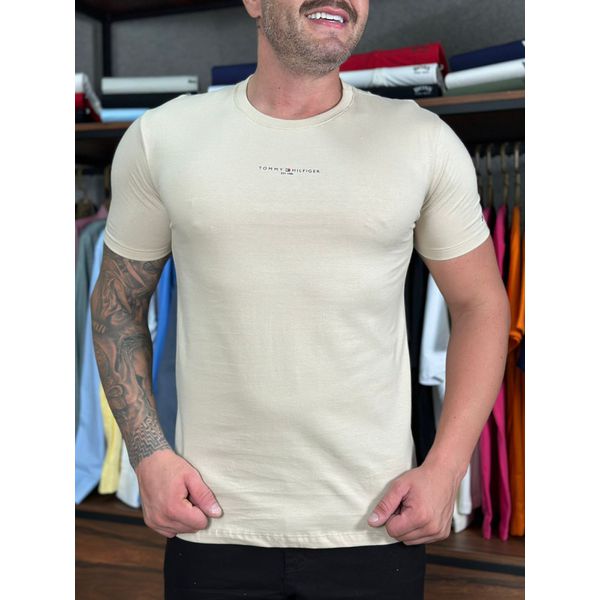 Camiseta TH Caqui