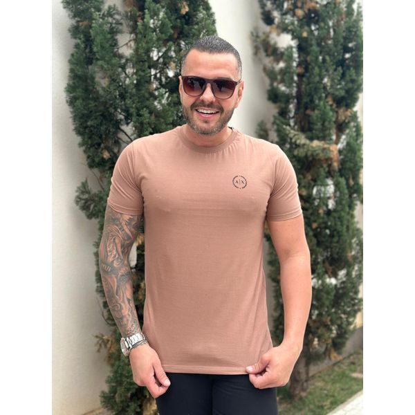 Camiseta Armani Caqui