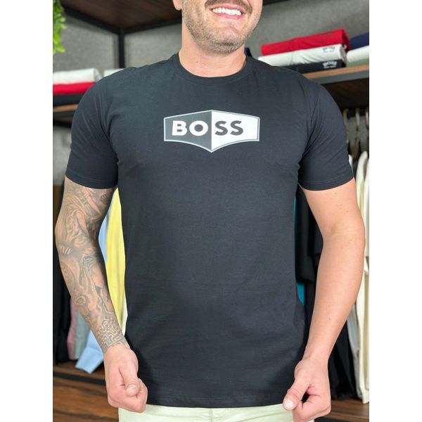 Camiseta Hugo Boss - Preta