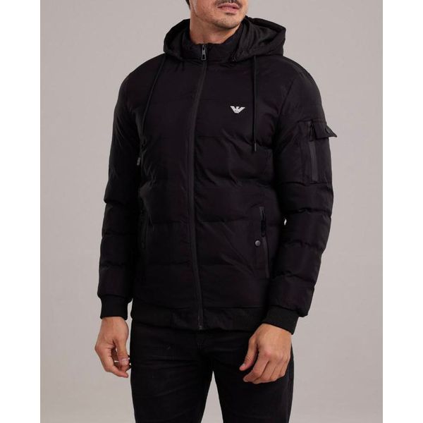Jaqueta Acolchoada Armani Preto