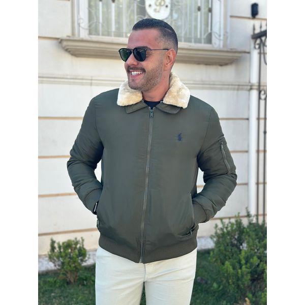 Jaqueta Zíper PRL Verde