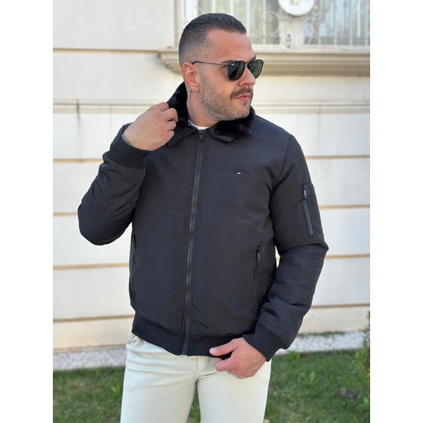 Jaqueta Zíper TH Preto