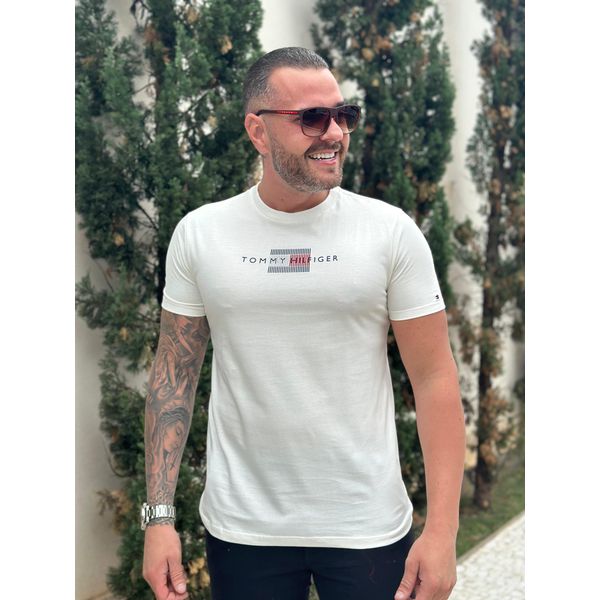 Camiseta TH Off White