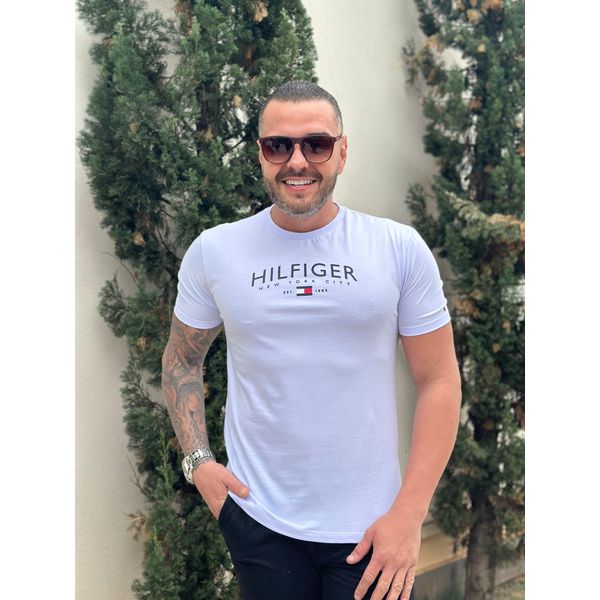 camiseta TH Branco