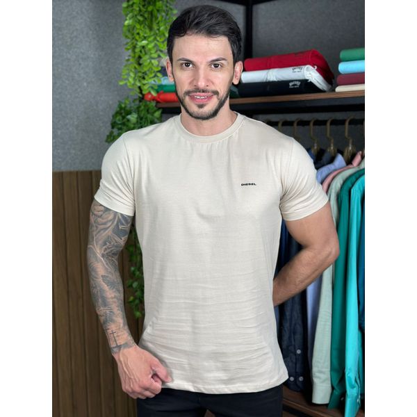 Camiseta Diesel Bege