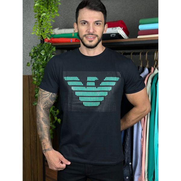 Camiseta Armani Preto. 
