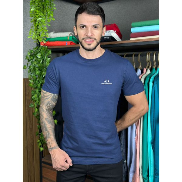 Camiseta Armani Azul 