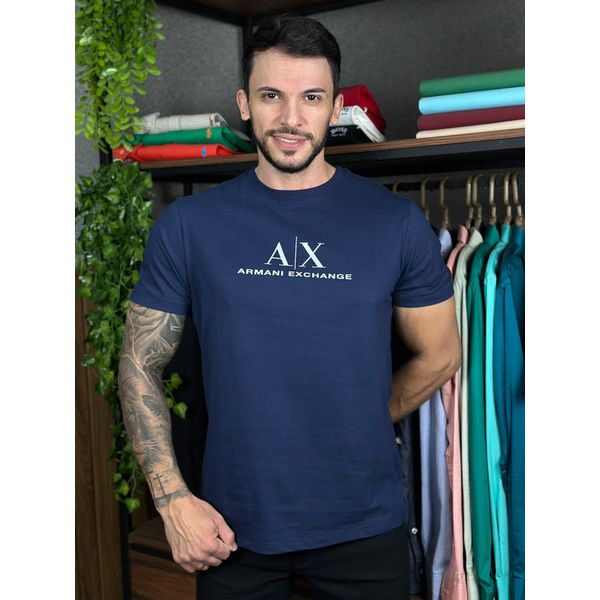 Camiseta Armani Azul.