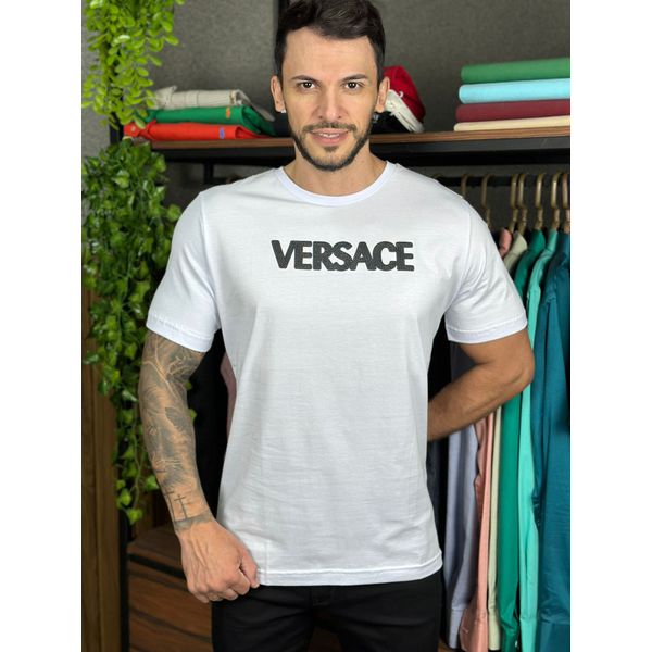 Camiseta Versace Branco. 