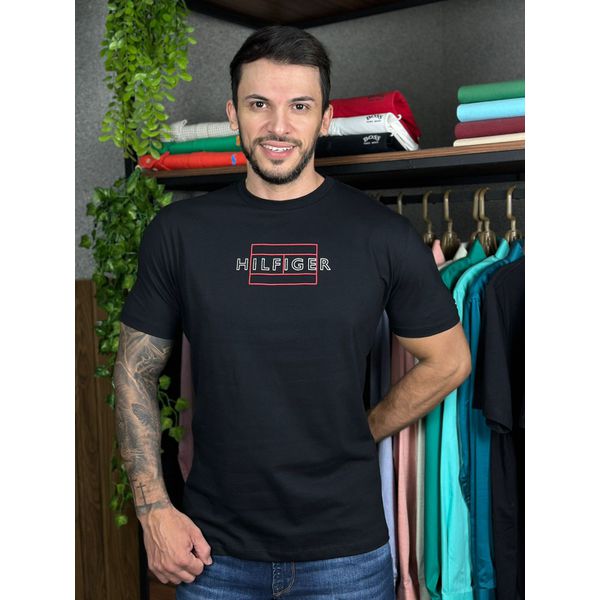 Camiseta TH Preto.