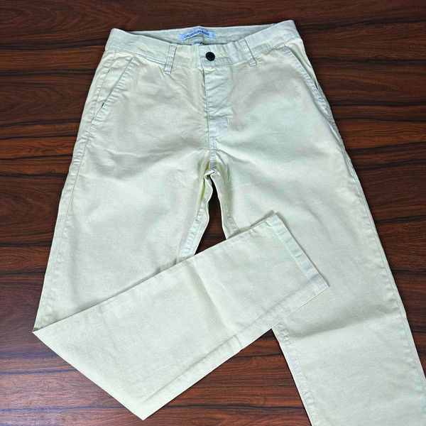 Calça Sarja PRL Amarelo.