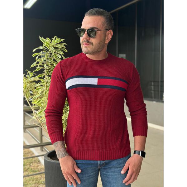 Suéter TH Vermelho.