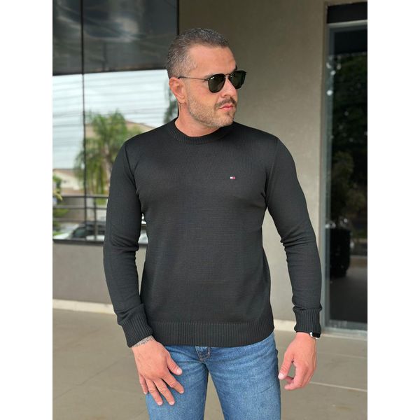 Suéter TH Preto.