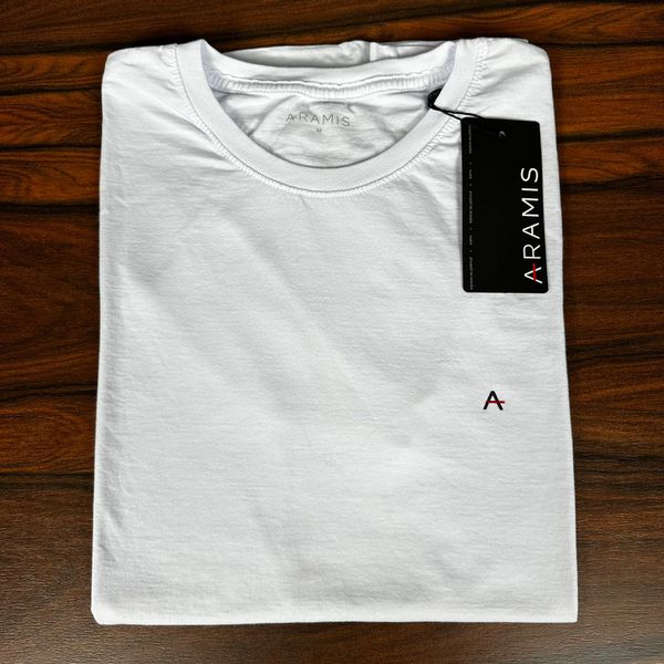 Camiseta Aramis Branco. 