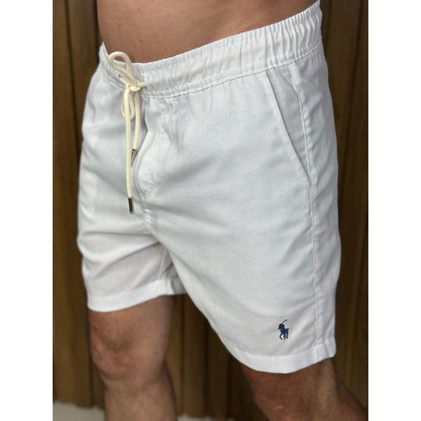 Bermuda Linho PRL Branco. 