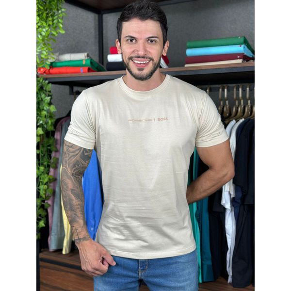 Camiseta HB Bege. ⚫ 