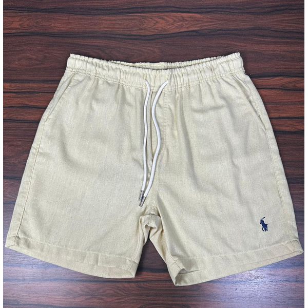 Bermuda Linho Peruano PRL Amarelo.
