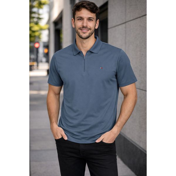 Polo Poliamida TH Chumbo