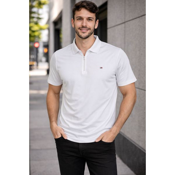 Polo Poliamida TH Branco