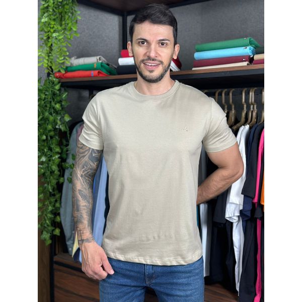 Camiseta Brooksfield Bege