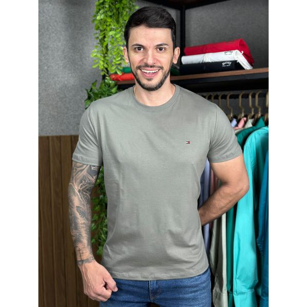 Camiseta TH Cinza 
