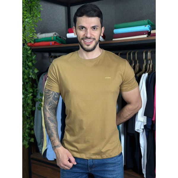 Camiseta Diesel Mostarda