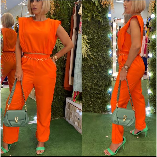 Conjunto Alice Laranja 