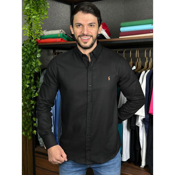 Camisa Manga Longa PRL Preto