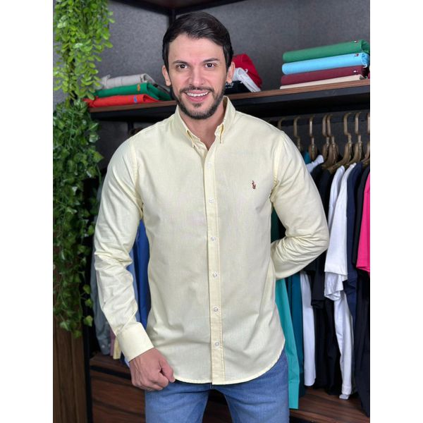 Camisa Manga Longa PRL Amarelo