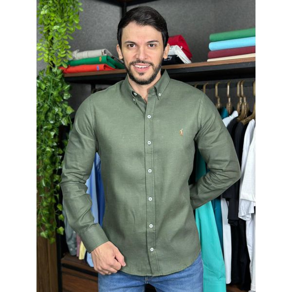 Camisa Manga Longa PRL Verde