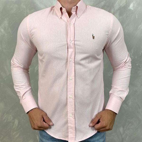 Camisa Manga Longa PRL Rosa