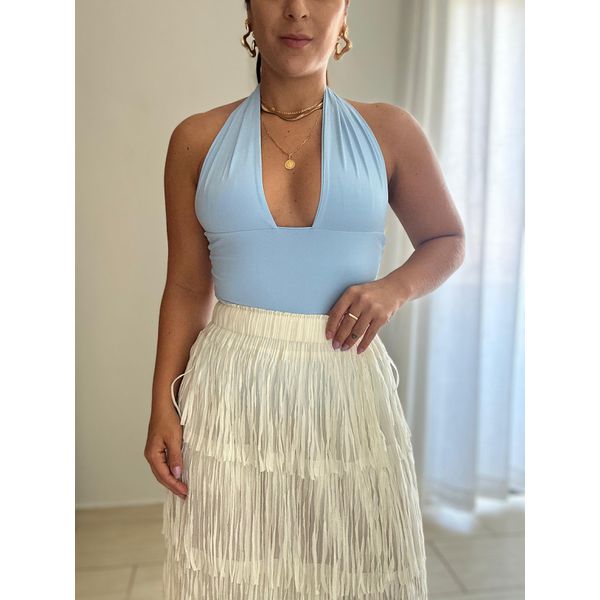 Blusa Yasmin Frente Única Azul