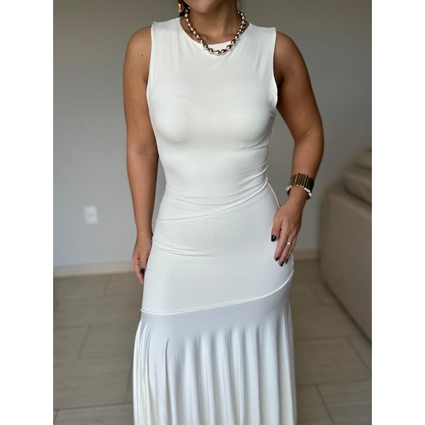 Vestido Helena Off White