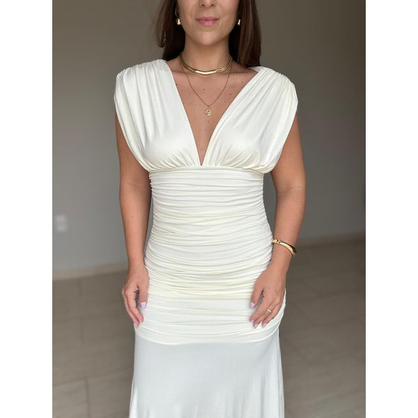 Vestido Lorena Off White