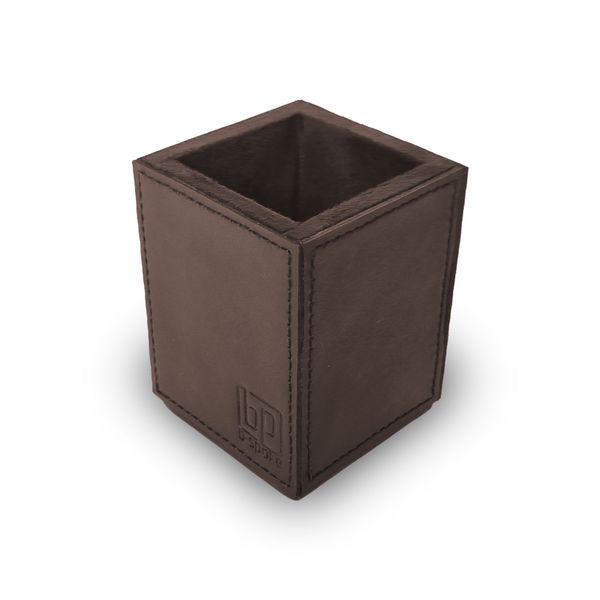 Porta Lápis WorkSpace - TABACO - Couro Legítimo