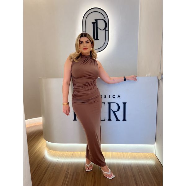 Vestido Joyce Marrom