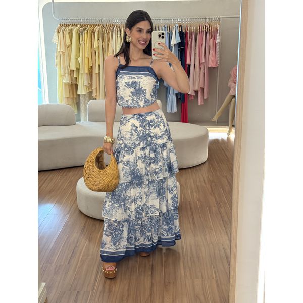 Conjunto Celeste Azul