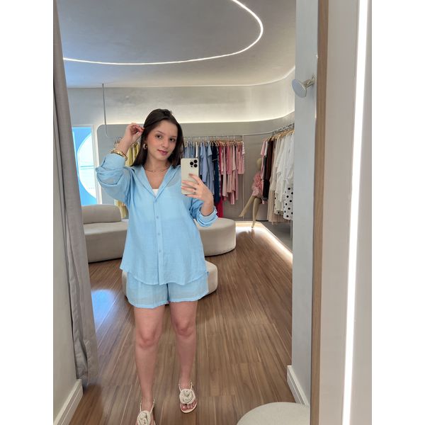 Conjunto Camelia Azul