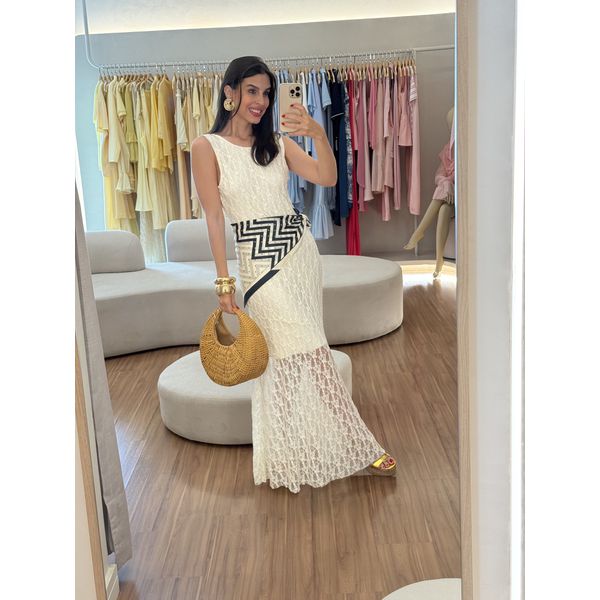 Vestido Gaia Nude Claro