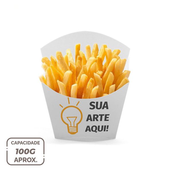 EMBALAGEM PARA BATATA FRITA TRADICIONAL PERSONALIZADA - 50 UNIDADES