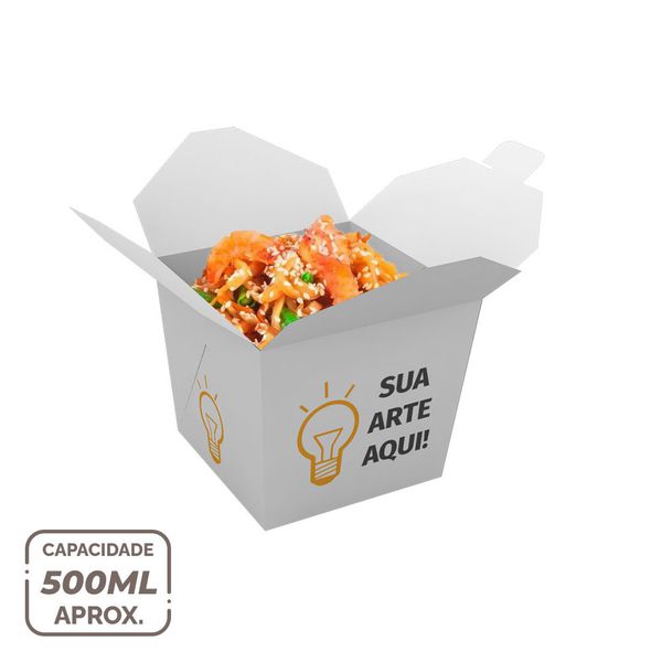 EMBALAGEM BOX ANTIVAZAMENTO MULTIUSO 500ML PERSONALIZADA - 50 UNIDADES