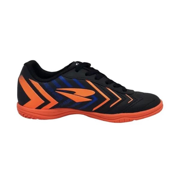 Chuteira Futsal Dray Foorcy Infantil Preta/Laranja