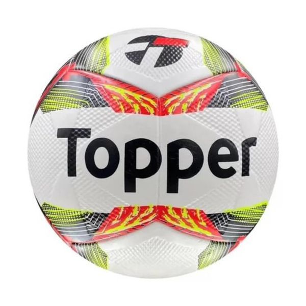 Bola Topper Futebol de Campo Slick - Branco/Preto