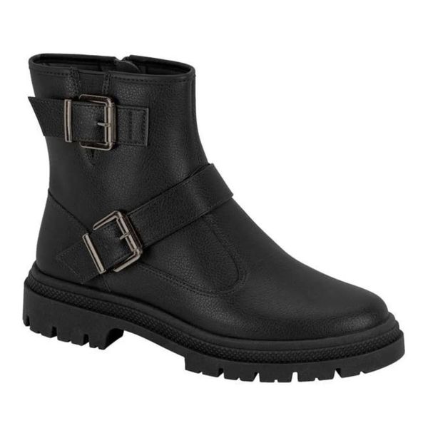 Bota Moleca Tratorada Com Fivelas 