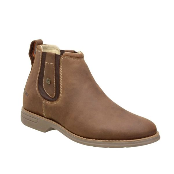 Botina Zebu Masculina Couro Anatomica Confort