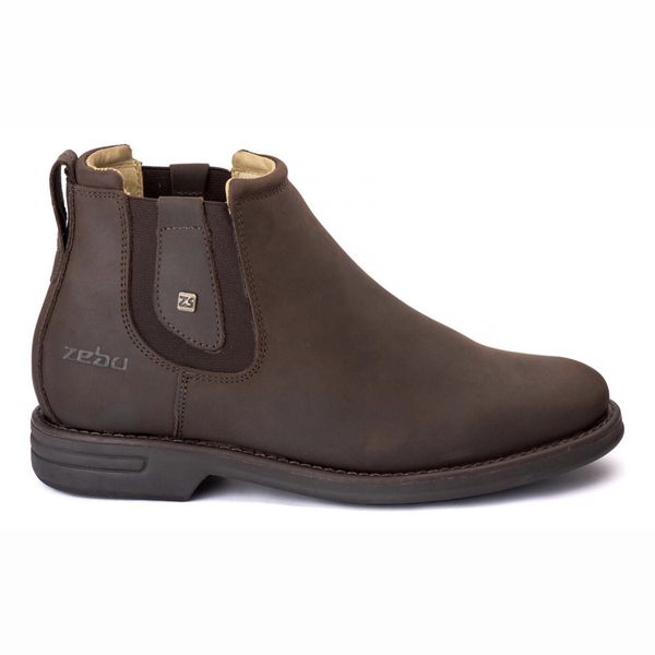 Botina Zebu Anatomica Confort Graxo Café