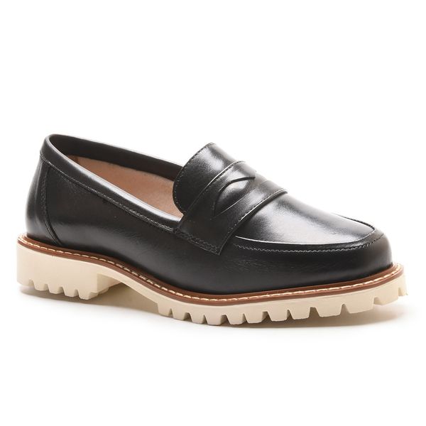 Sapato Mocassim Feminino Luma Couro Legítimo Salto... - Rangali