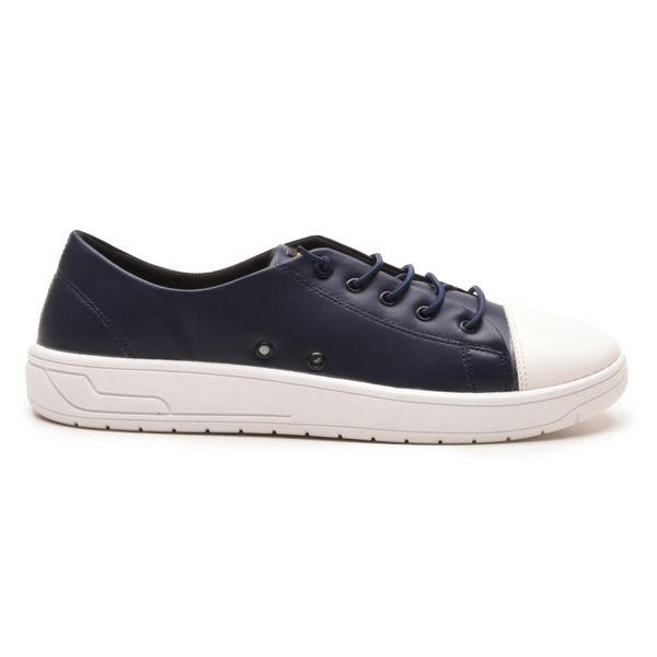 Tênis Feminino Casual Ísis Em Sintético Premium Confortável - Marinho